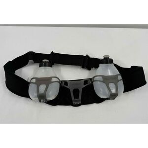 Fuelbelt Black Dual Bottle‎ Adjustable Hydration Belt